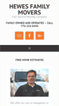 Mobile Screenshot of hewesfamilymovers.com